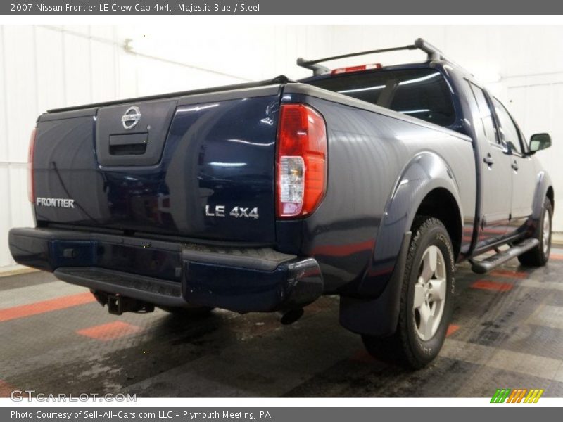 Majestic Blue / Steel 2007 Nissan Frontier LE Crew Cab 4x4
