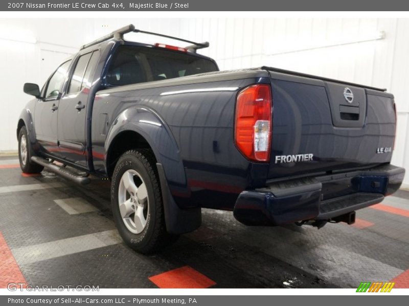 Majestic Blue / Steel 2007 Nissan Frontier LE Crew Cab 4x4