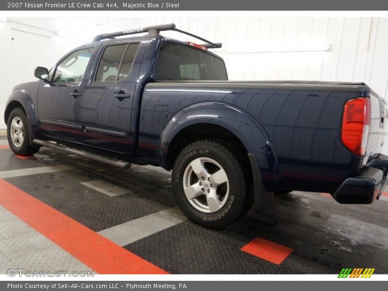 Majestic Blue / Steel 2007 Nissan Frontier LE Crew Cab 4x4
