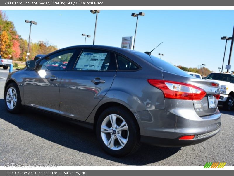 Sterling Gray / Charcoal Black 2014 Ford Focus SE Sedan