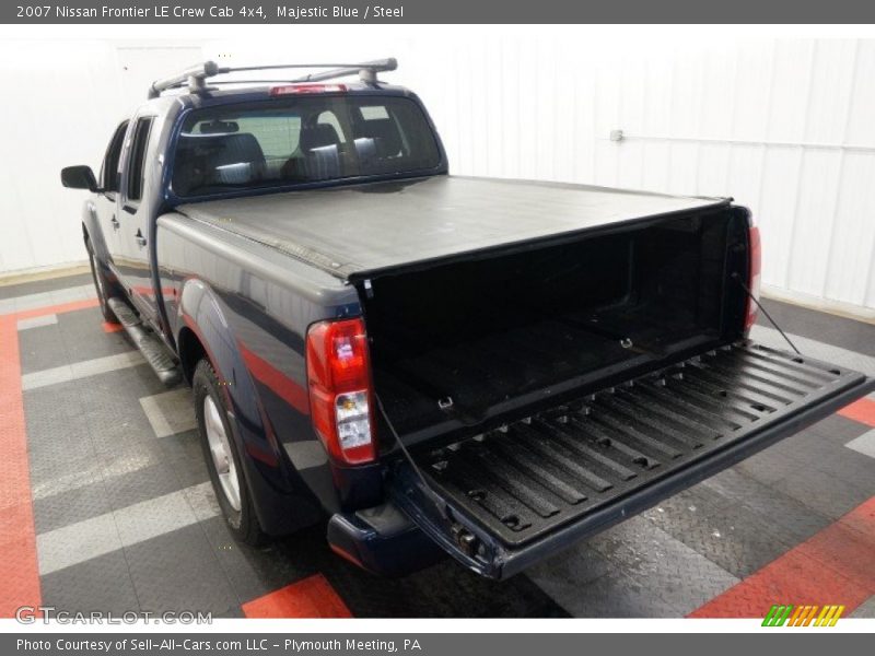 Majestic Blue / Steel 2007 Nissan Frontier LE Crew Cab 4x4