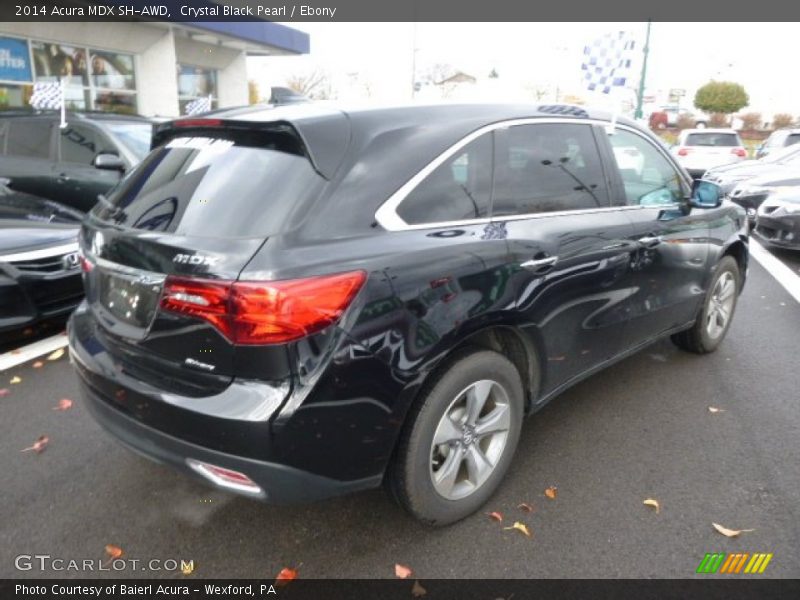 Crystal Black Pearl / Ebony 2014 Acura MDX SH-AWD