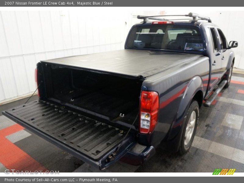 Majestic Blue / Steel 2007 Nissan Frontier LE Crew Cab 4x4
