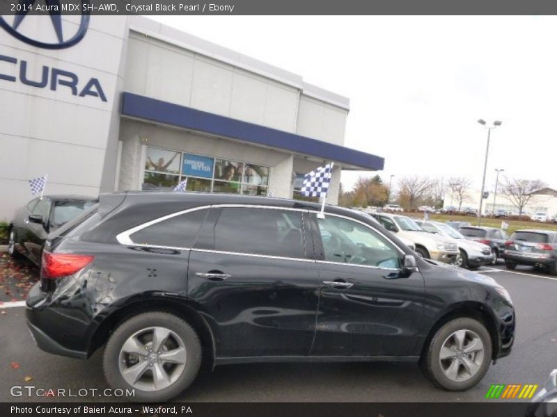 Crystal Black Pearl / Ebony 2014 Acura MDX SH-AWD