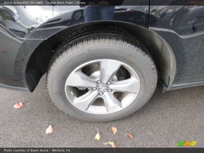 Crystal Black Pearl / Ebony 2014 Acura MDX SH-AWD