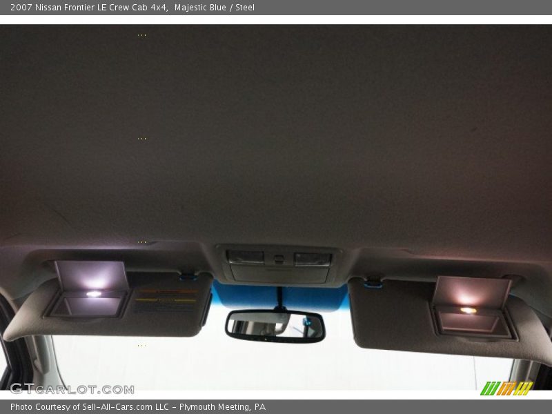 Majestic Blue / Steel 2007 Nissan Frontier LE Crew Cab 4x4