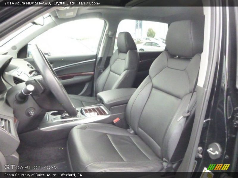 Crystal Black Pearl / Ebony 2014 Acura MDX SH-AWD