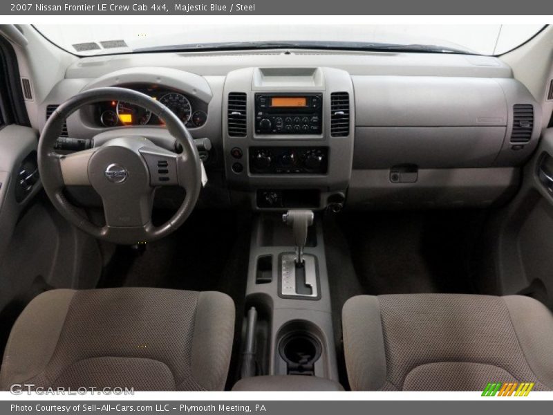 Majestic Blue / Steel 2007 Nissan Frontier LE Crew Cab 4x4
