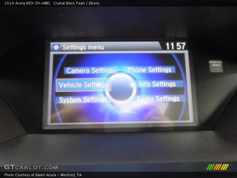 Crystal Black Pearl / Ebony 2014 Acura MDX SH-AWD