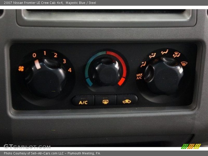 Majestic Blue / Steel 2007 Nissan Frontier LE Crew Cab 4x4