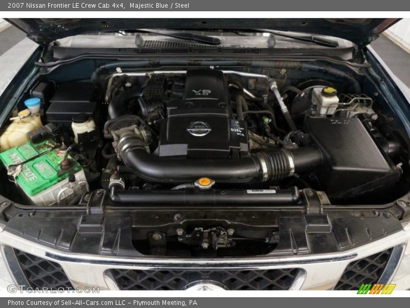 Majestic Blue / Steel 2007 Nissan Frontier LE Crew Cab 4x4