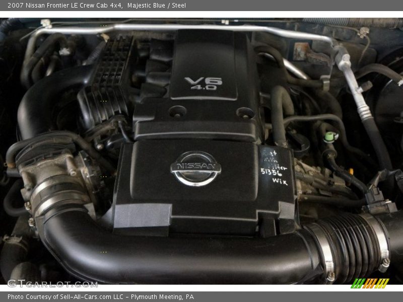 Majestic Blue / Steel 2007 Nissan Frontier LE Crew Cab 4x4