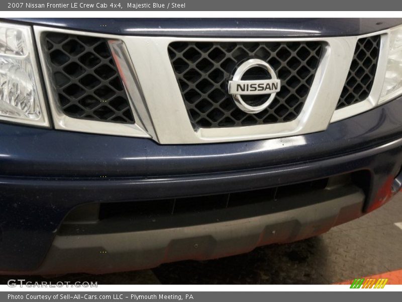 Majestic Blue / Steel 2007 Nissan Frontier LE Crew Cab 4x4