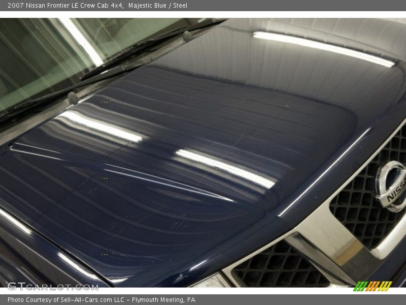Majestic Blue / Steel 2007 Nissan Frontier LE Crew Cab 4x4
