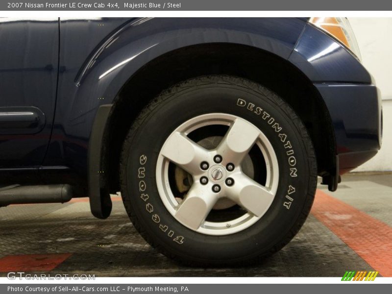 Majestic Blue / Steel 2007 Nissan Frontier LE Crew Cab 4x4