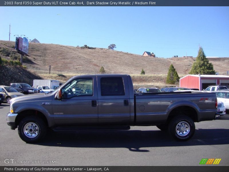 Dark Shadow Grey Metallic / Medium Flint 2003 Ford F350 Super Duty XLT Crew Cab 4x4
