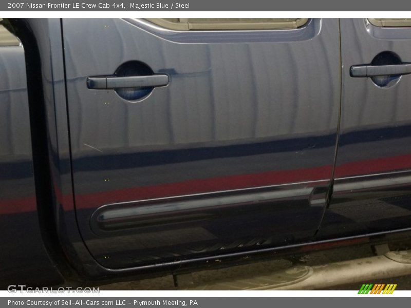 Majestic Blue / Steel 2007 Nissan Frontier LE Crew Cab 4x4