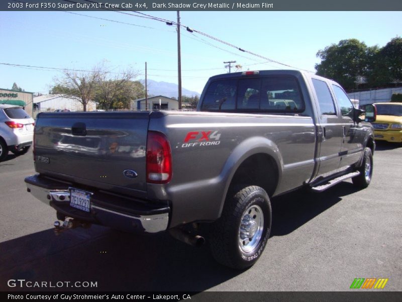 Dark Shadow Grey Metallic / Medium Flint 2003 Ford F350 Super Duty XLT Crew Cab 4x4