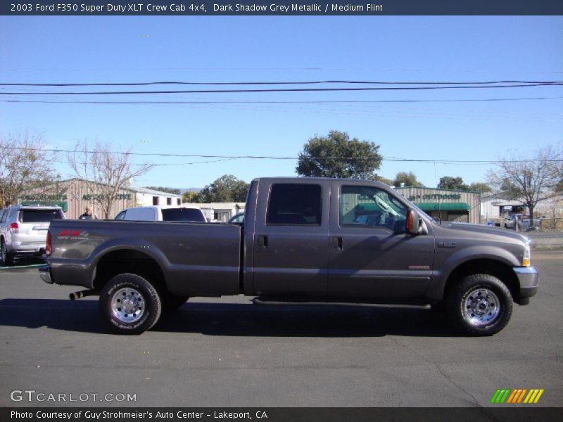 Dark Shadow Grey Metallic / Medium Flint 2003 Ford F350 Super Duty XLT Crew Cab 4x4