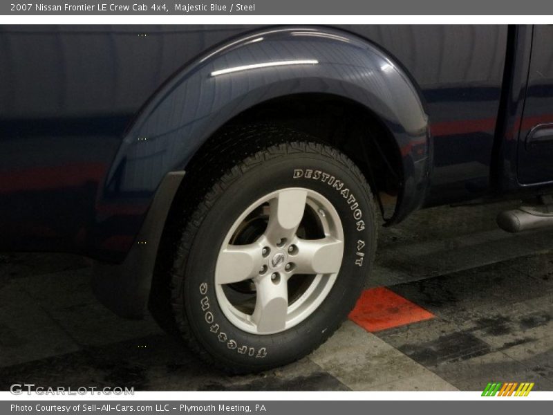 Majestic Blue / Steel 2007 Nissan Frontier LE Crew Cab 4x4