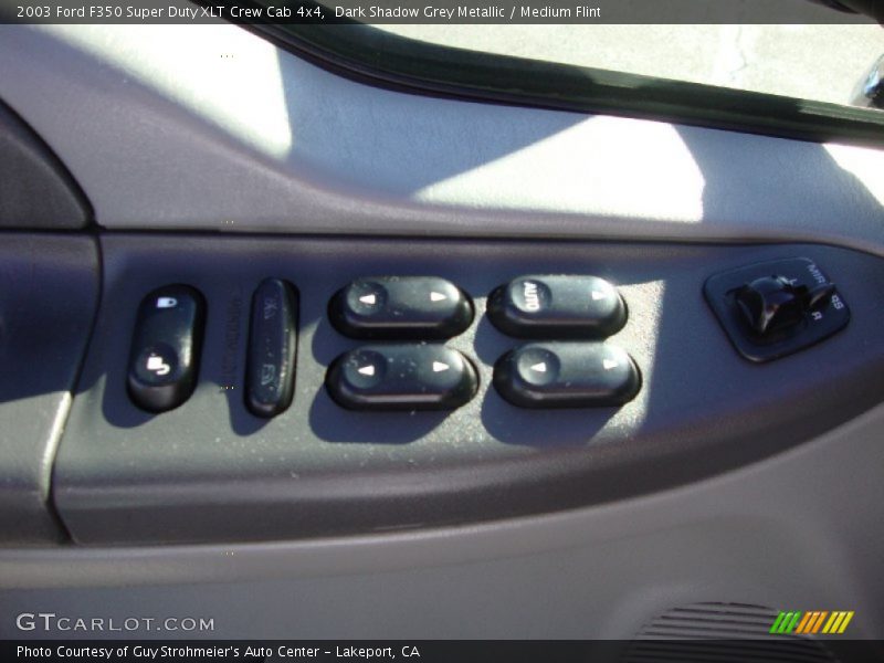 Dark Shadow Grey Metallic / Medium Flint 2003 Ford F350 Super Duty XLT Crew Cab 4x4