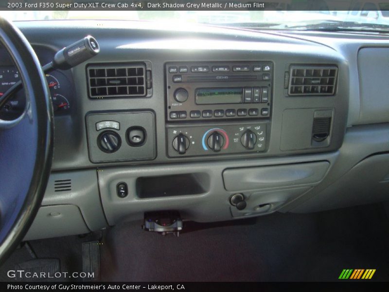 Dark Shadow Grey Metallic / Medium Flint 2003 Ford F350 Super Duty XLT Crew Cab 4x4