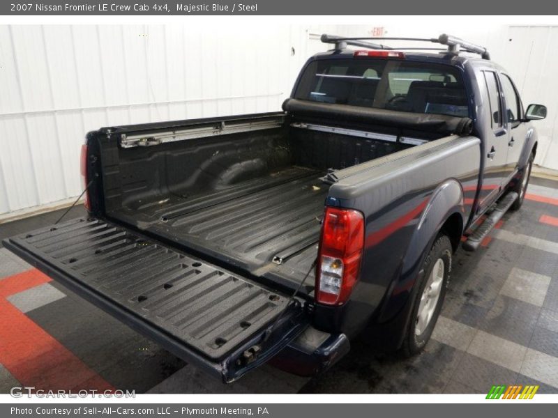 Majestic Blue / Steel 2007 Nissan Frontier LE Crew Cab 4x4