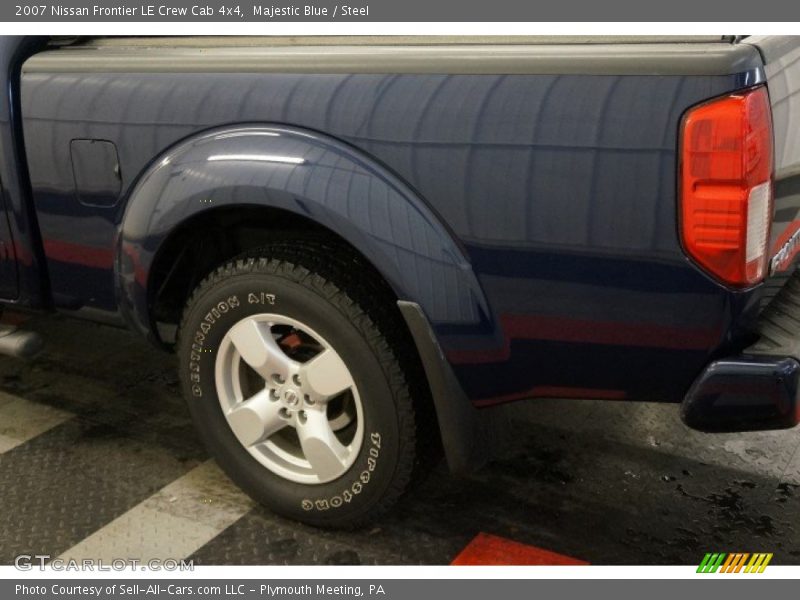 Majestic Blue / Steel 2007 Nissan Frontier LE Crew Cab 4x4