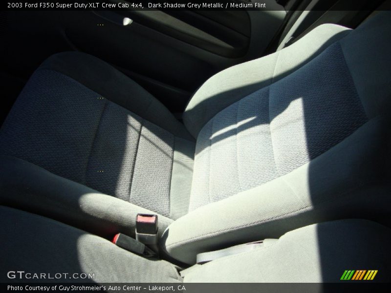 Dark Shadow Grey Metallic / Medium Flint 2003 Ford F350 Super Duty XLT Crew Cab 4x4