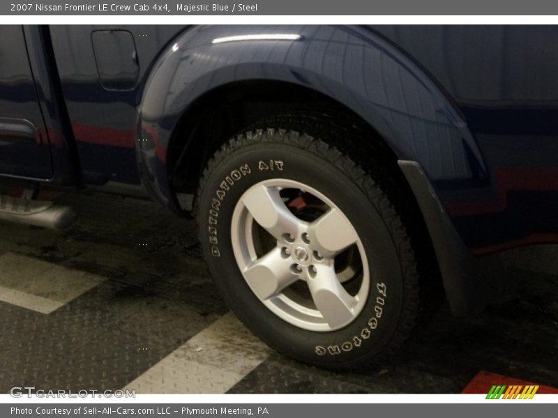 Majestic Blue / Steel 2007 Nissan Frontier LE Crew Cab 4x4