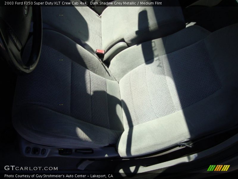 Dark Shadow Grey Metallic / Medium Flint 2003 Ford F350 Super Duty XLT Crew Cab 4x4