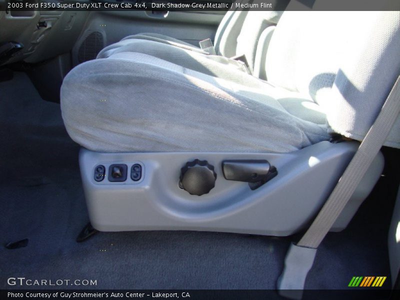 Dark Shadow Grey Metallic / Medium Flint 2003 Ford F350 Super Duty XLT Crew Cab 4x4