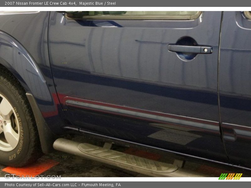 Majestic Blue / Steel 2007 Nissan Frontier LE Crew Cab 4x4