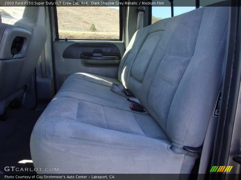 Dark Shadow Grey Metallic / Medium Flint 2003 Ford F350 Super Duty XLT Crew Cab 4x4