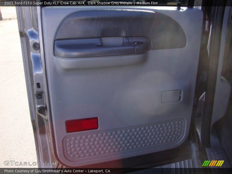 Dark Shadow Grey Metallic / Medium Flint 2003 Ford F350 Super Duty XLT Crew Cab 4x4