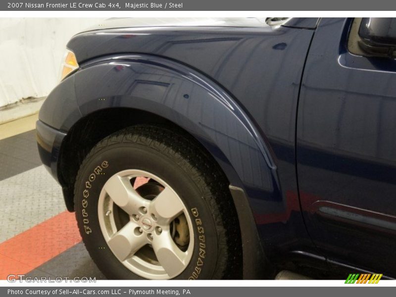 Majestic Blue / Steel 2007 Nissan Frontier LE Crew Cab 4x4