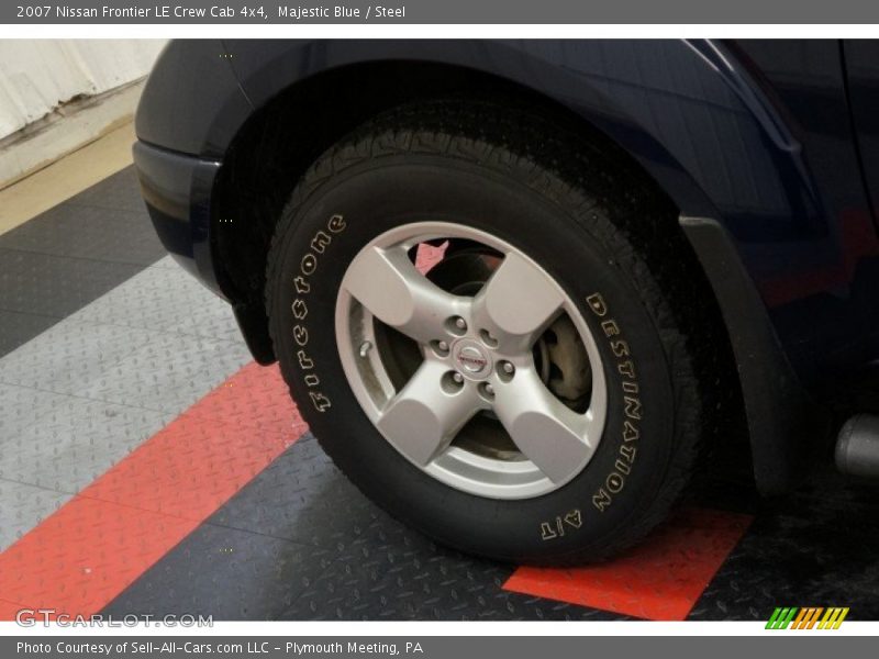 Majestic Blue / Steel 2007 Nissan Frontier LE Crew Cab 4x4