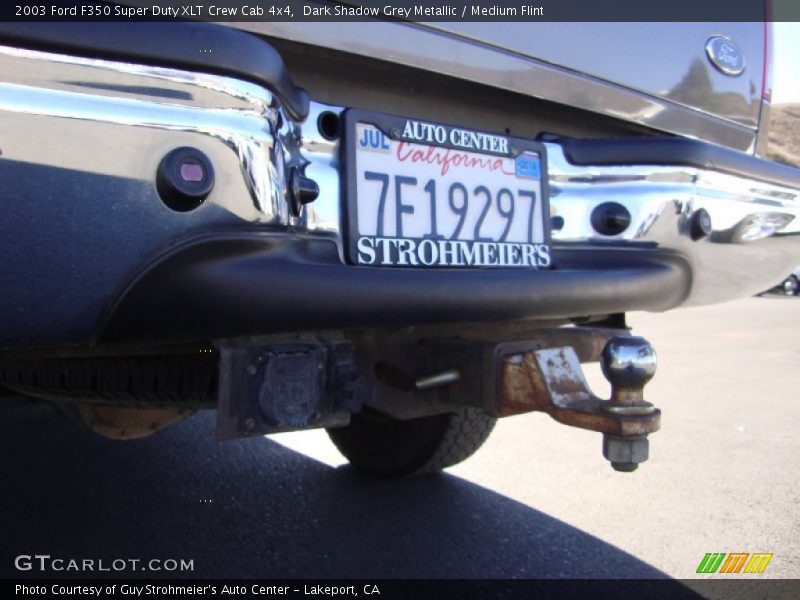 Dark Shadow Grey Metallic / Medium Flint 2003 Ford F350 Super Duty XLT Crew Cab 4x4