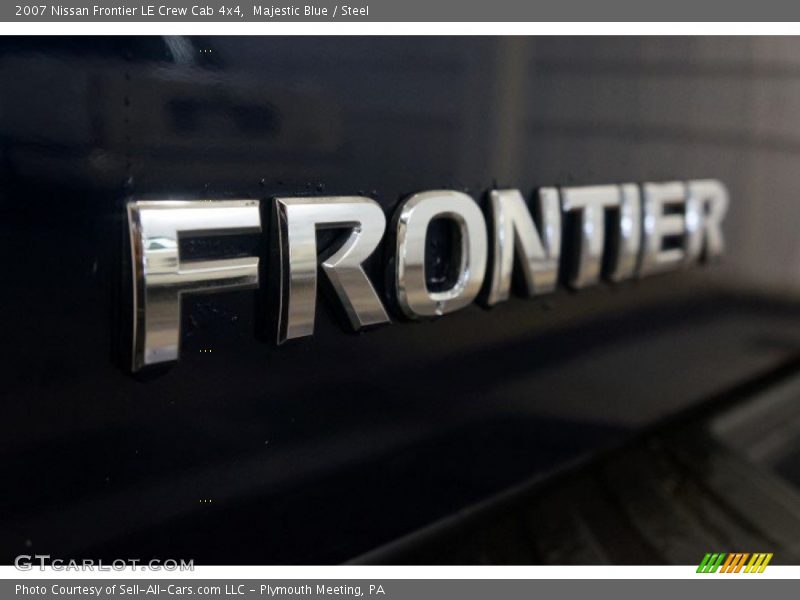 Majestic Blue / Steel 2007 Nissan Frontier LE Crew Cab 4x4