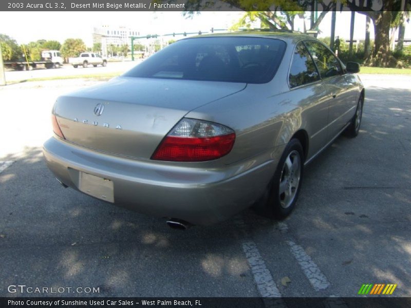 Desert Mist Beige Metallic / Parchment 2003 Acura CL 3.2