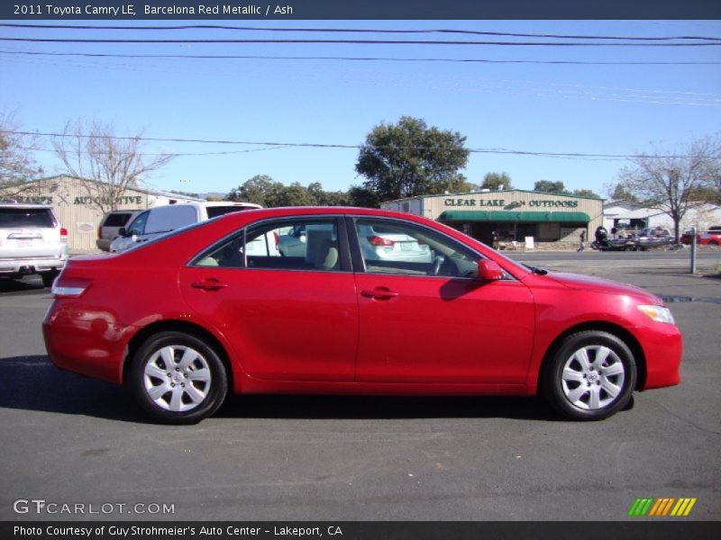 Barcelona Red Metallic / Ash 2011 Toyota Camry LE