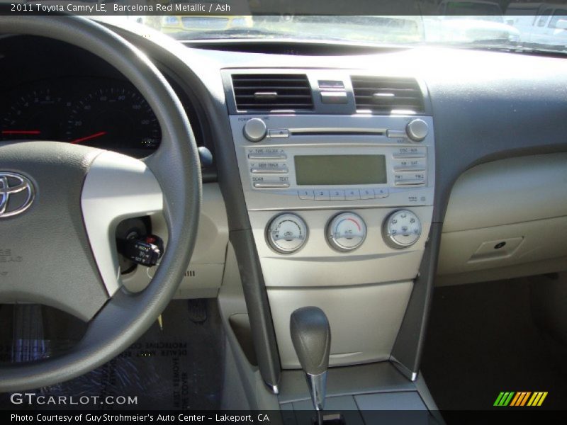 Barcelona Red Metallic / Ash 2011 Toyota Camry LE