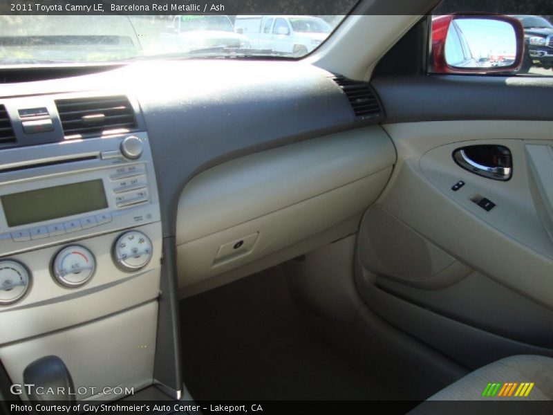 Barcelona Red Metallic / Ash 2011 Toyota Camry LE