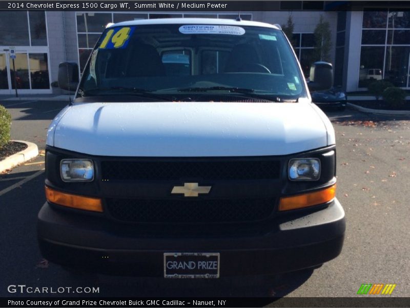 Summit White / Medium Pewter 2014 Chevrolet Express 1500 Cargo WT