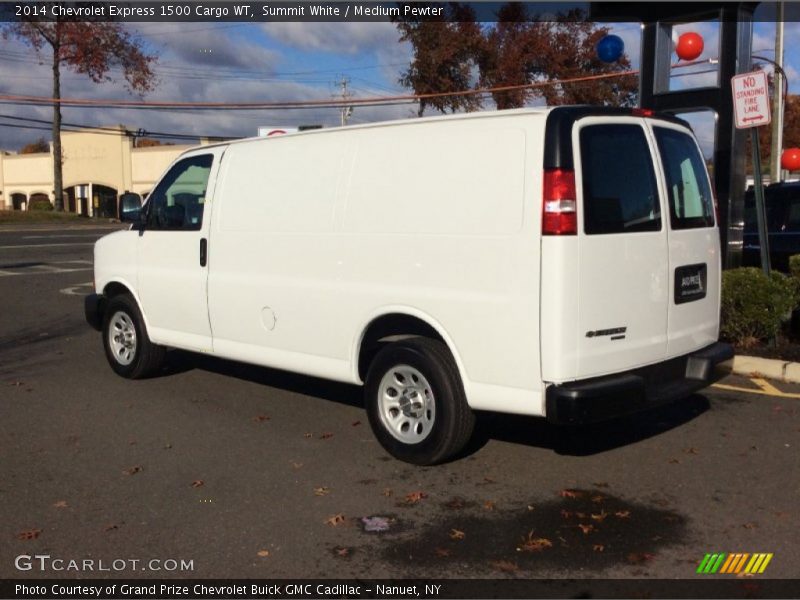Summit White / Medium Pewter 2014 Chevrolet Express 1500 Cargo WT