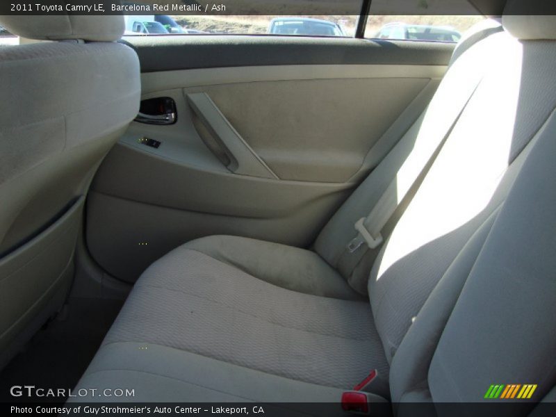 Barcelona Red Metallic / Ash 2011 Toyota Camry LE