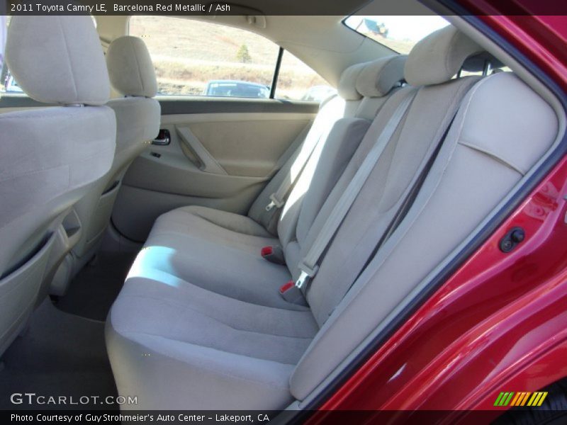 Barcelona Red Metallic / Ash 2011 Toyota Camry LE