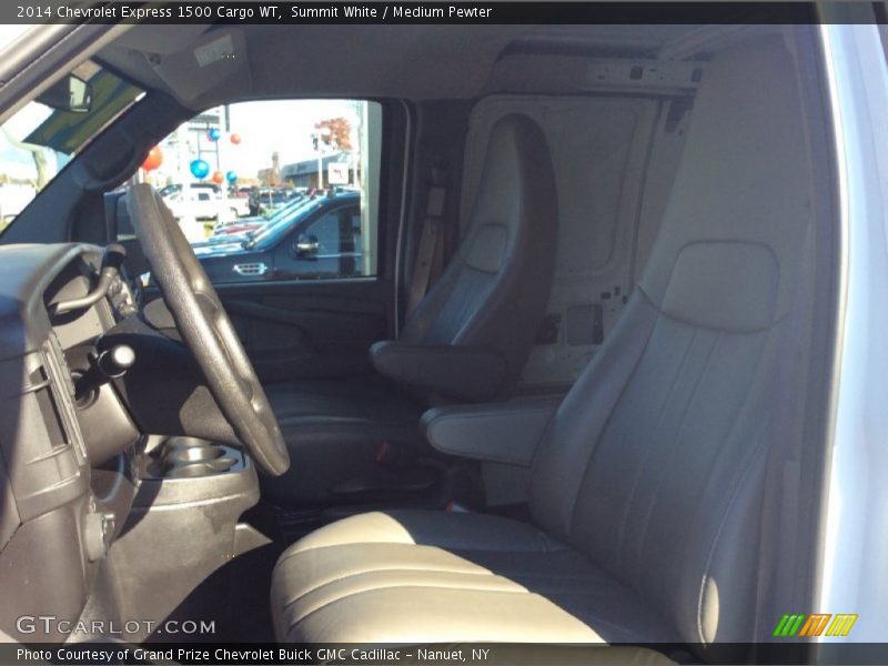 Summit White / Medium Pewter 2014 Chevrolet Express 1500 Cargo WT