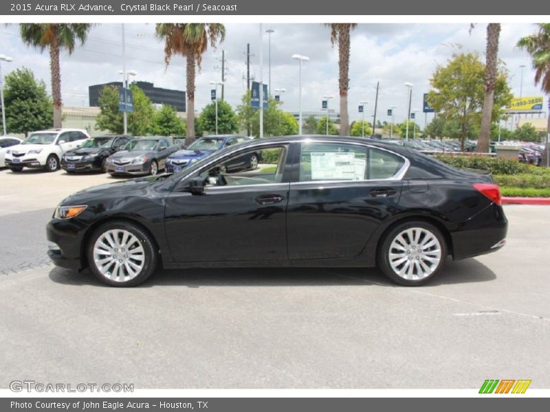 Crystal Black Pearl / Seacoast 2015 Acura RLX Advance