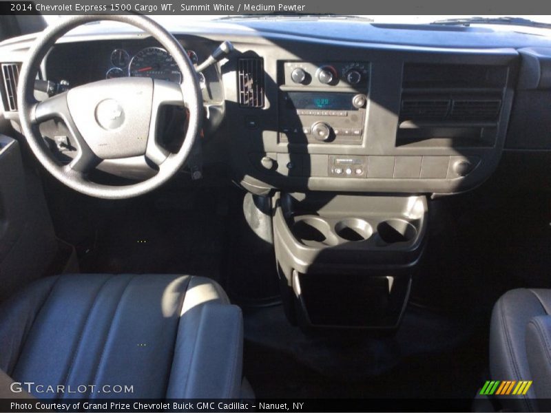 Summit White / Medium Pewter 2014 Chevrolet Express 1500 Cargo WT